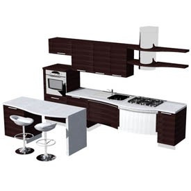 Rovere kitchen 3D Object | FREE Artlantis Objects Download